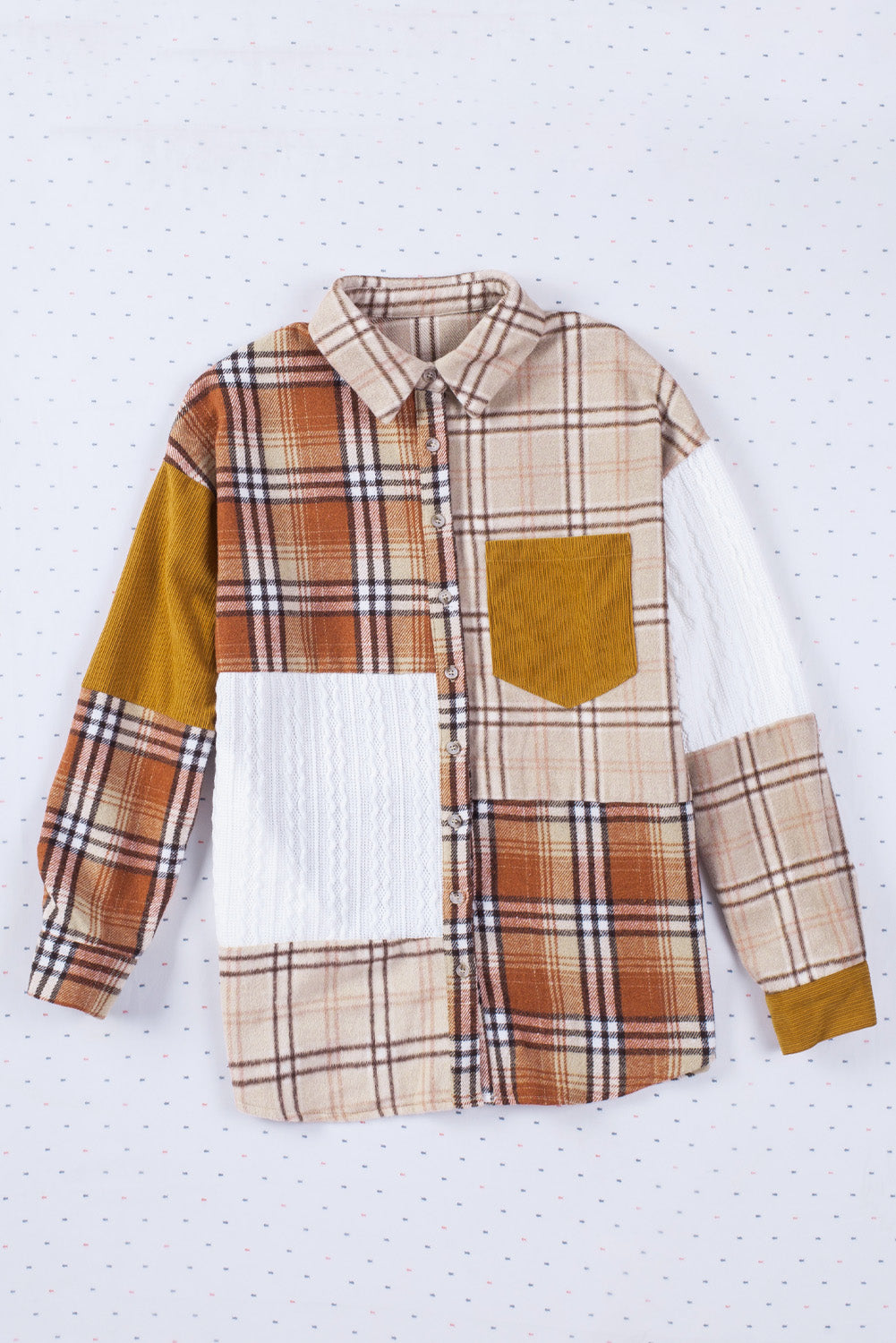 Plaid Pocket Shirt Jacket